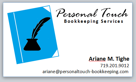 Personal Touch Bookkeeping Logo